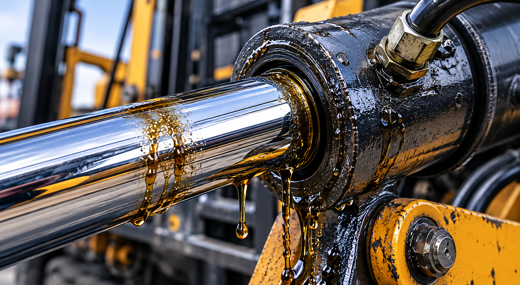 Cylinder reseals for forklifts, excavators and tippers